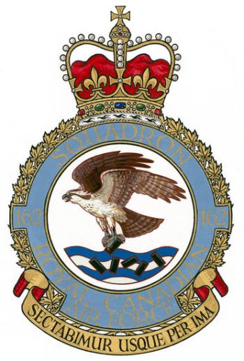 Coat of arms (crest) of the No 162 (Bomber Reconnaissance) Squadron, Royal Canadian Air Force