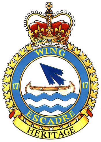 Coat of arms (crest) of the No 17 Wing, Royal Canadian Air Force