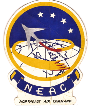 Coat of arms (crest) of the Northeast Air Command, US Air Force