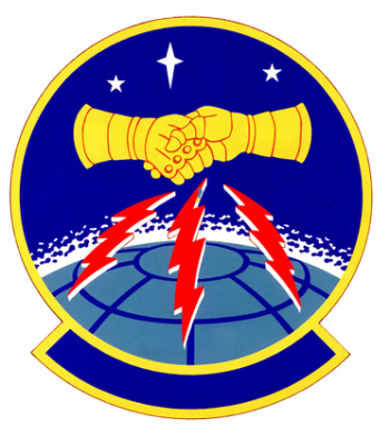 Coat of arms (crest) of the 1986th Communications Squadron, US Air Force