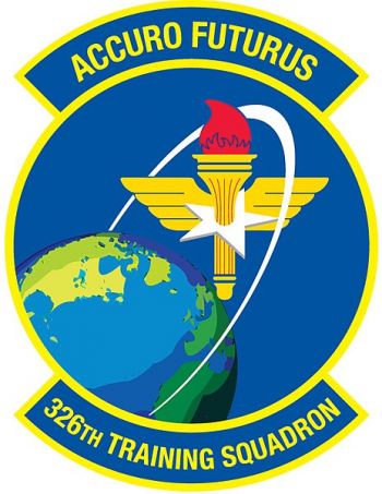 Coat of arms (crest) of the 326th Training Squadron, US Air Force