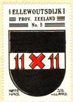 Wapen van Ellewoutsdijk/Arms (crest) of Ellewoutsdijk
