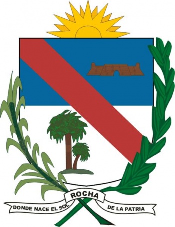 Escudo (armas) de Rocha (departamento)