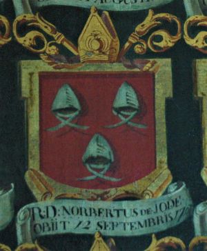 Arms (crest) of Norbertus de Jode