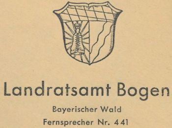 Wappen von Bogen (kreis)/Coat of arms (crest) of Bogen (kreis)