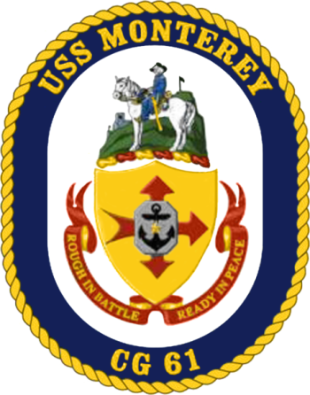 Coat of arms (crest) of Cruiser USS Monterey