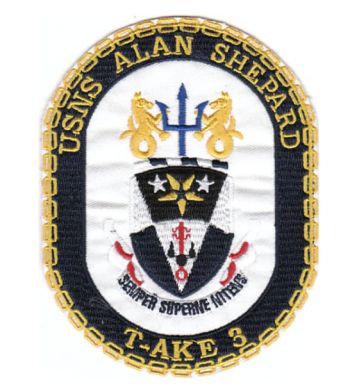 Coat of arms (crest) of the Dry Cargo Ship USNS Alan Shepard (T-AKE-3)