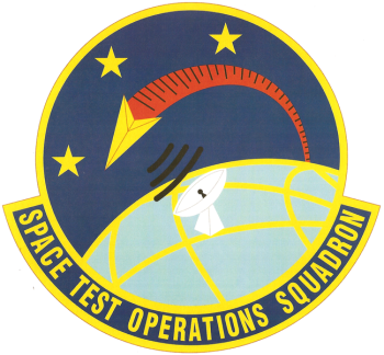 Coat of arms (crest) of the Space Test Operations Squadron, US Air Force