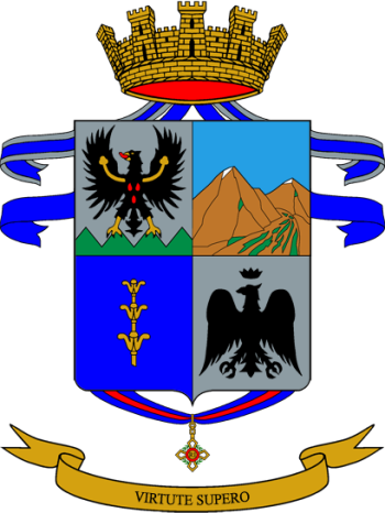 Coat of arms (crest) of the 62nd Armoured Infantry Regiment Sicilia, Italian Army