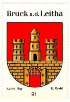 Wappen vonBruck an der Leitha /Arms of Bruck an der Leitha