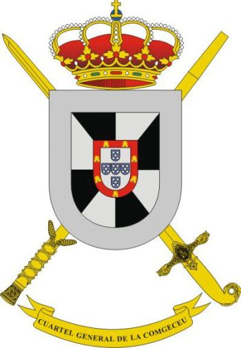 Coat of arms (crest) of the Headquarters Ceuta General Command, Spanish Army