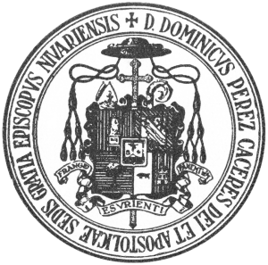 Arms (crest) of Andrés Domingo Pérez Cáceres