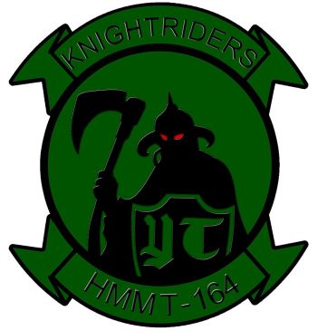 Coat of arms (crest) of VMM-164 Knightriders, USMC