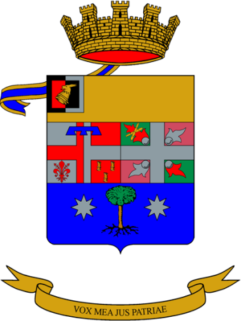 Coat of arms (crest) of the 14th Field Artillery Group Murge, Italian Army