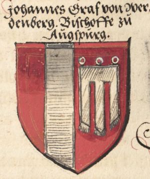Arms (crest) of Johann von Werdenberg
