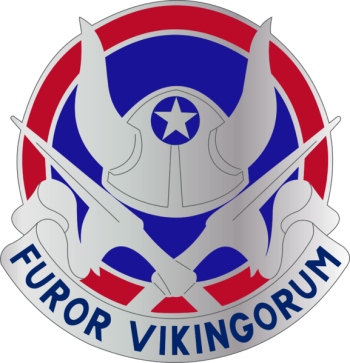 Coat of arms (crest) of 47th Infantry Division Viking Division, USA