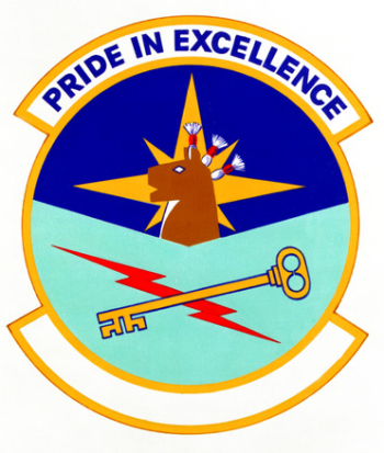 Coat of arms (crest) of the 2114th Communications Squadron, US Air Force