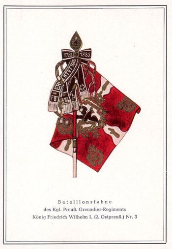 Coat of arms (crest) of Grenadier Regiment King Friedrich Wilhelm I (2nd East Prussian) No 3, Germany