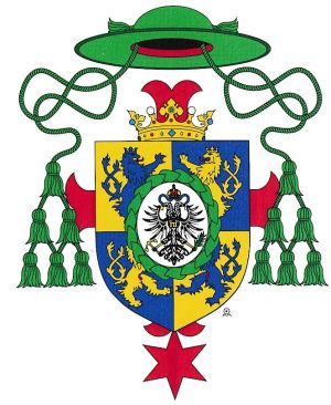 Arms (crest) of Johann Friedrich von Waldstein