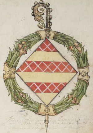 Arms (crest) of Christine de Bernaige