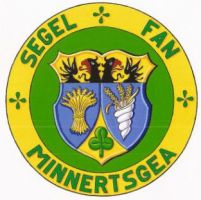 Wapen van Minnertsga/Arms (crest) of Minnertsga