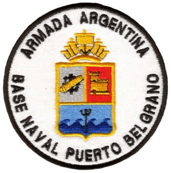 Coat of arms (crest) of the Puerto Belgrano Naval Base, Argentine Navy