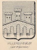 Blason de Villeneuve-sur-Lot/Arms (crest) of Villeneuve-sur-Lot