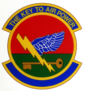 Coat of arms (crest) of the 380th Supply Squadron, US Air Force