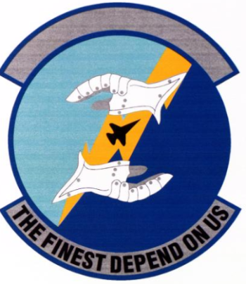 Coat of arms (crest) of the 76th Operations Support Squadron, US Air Force