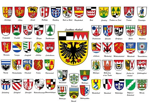 Arms in the Ansbach District