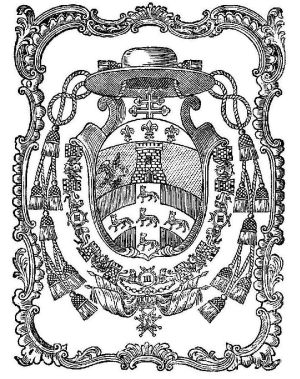 Arms of Antonio Caballero y Góngora