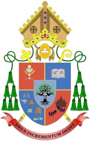 Arms (crest) of Silvester Tung Kiem San