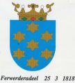 Wapen van Ferwerderadeel/Coat of arms (crest) of Ferwerderadeel