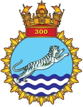 Blason de INAS 300 White Tigers, Indian Navy/Arms (crest) of INAS 300 White Tigers, Indian Navy