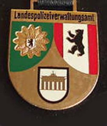 Coat of arms (crest) of Land Police Administration Office, Berlin Police