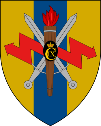 Arms of The Zealand Telegraph Regiment, Danish Army