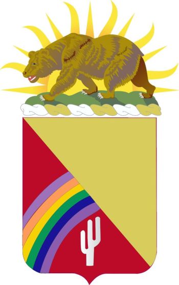 Coat of arms (crest) of the 115th Quartermaster Battalion, California Army National Guard
