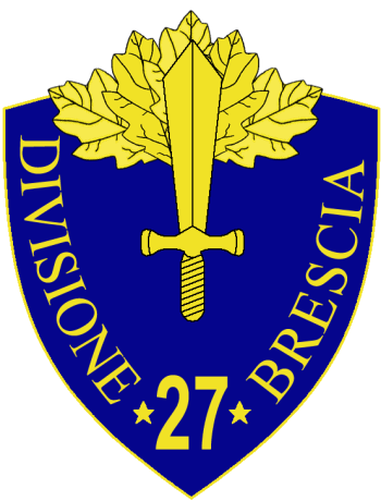 Coat of arms (crest) of the 27th Infantry Division Brescia, Italian Army