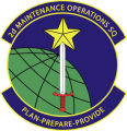 2nd Maintenance Operations Squadron (Earlier 2nd Logistics Support Squadron), US Air Force.png