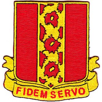 Coat of arms (crest) of 599th Field Artillery Battalion, US Army