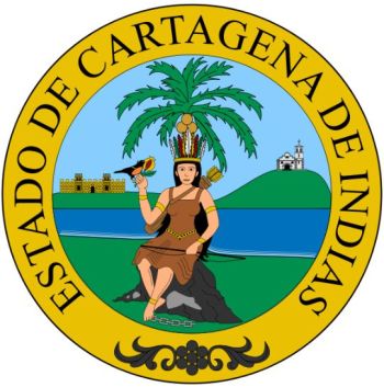 Escudo de Cartagena (Bolívar)/Arms (crest) of Cartagena (Bolívar)