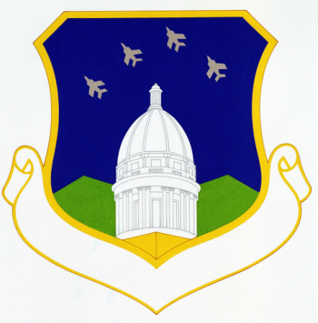 Coat of arms (crest) of the Kentucky Air National Guard, US
