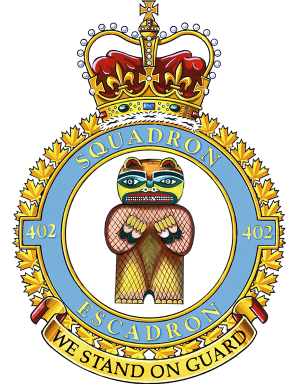 No 402 Squadron, Royal Canadian Air Force.png