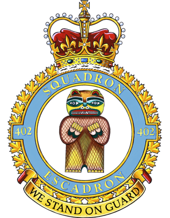 Coat of arms (crest) of the No 402 Squadron, Royal Canadian Air Force