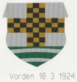 Wapen van Vorden/Coat of arms (crest) of Vorden