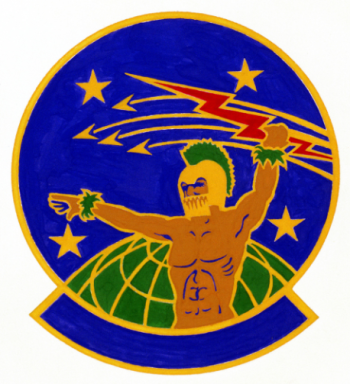 Coat of arms (crest) of the 154th Air Control Squadron, Hawaii Air National Guard