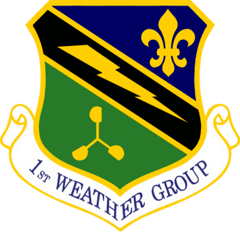 Coat of arms (crest) of the 1st Weather Group, US Air Force