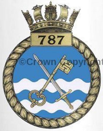 Coat of arms (crest) of the No 787 Squadron, FAA