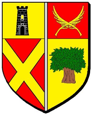 Blason de Pierrerue (Hérault)/Coat of arms (crest) of {{PAGENAME