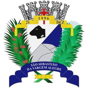 Brasão de São Sebastião da Vargem Alegre/Arms (crest) of São Sebastião da Vargem Alegre